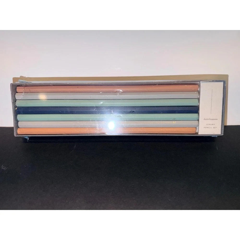 Katie Leamon Luxury Pencil Set 7 Pack Muted Tones Made in England New